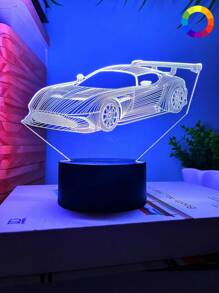 1pc Soccer Series Creative 3D Night Light, Room Ambient Multicolor Lamp, Gift For Soccer Fans - Black Touch Colorful - View 20