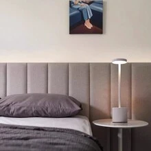 1pc Fashionable Metal Touch Dimmable LED Table Lamp - Wireless And Portable Ambient Light - 3 Color Touch Control, Rechargeable Decor For Bedroom, Office And Living Room - Multicolor - View 11