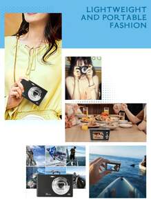 4K Digital Camera Entry-Level Retro-Style Mini CCD Camera With High Definition, High Resolution, Small And Portable Style, Ideal For Students And As A Mini Card Camera