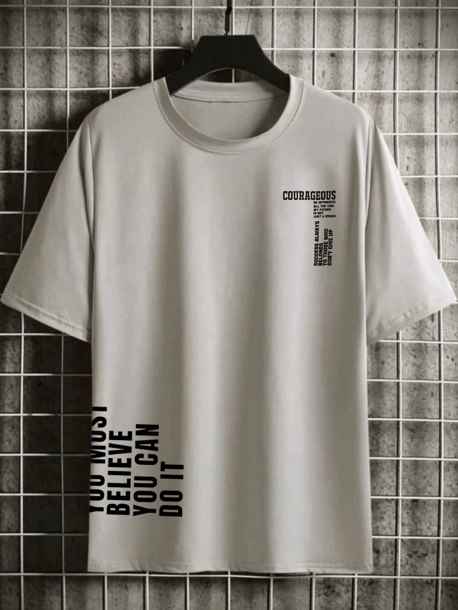 Men Shirts - 灰色 - 查看 1
