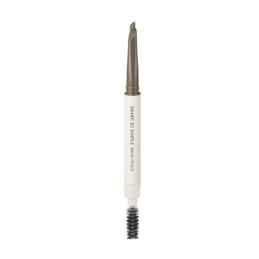 Clio Make SHARP SO SIMPLE BROW PENCIL 003 NEUTRAL BROWN, Long Lasting Waterproof And Sweat Resistant Automatic Brow Pencil,0.18 G/0.006oz - 棕色 - 查看 1