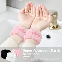 1 个面部 SPA 头带/2 个洗脸腕带/3 套 Spa 头带，可用于洗脸、化妆和面部按摩。,护肤头带、美容、护肤产品、水疗、自我护理、护肤工具、面部护理、美容师用品、皮肤、洗面奶、面部 - 彩色 - 查看 4