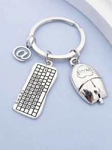 1 pièce Porte-clés décoratif personnalisé mode pour ingénieur en matériel informatique/passionné de jeux. Accessoire pour la Saint-Valentin, accessoire de voiture, accessoire de sac, accessoire scolaire, accessoire gothique Y2K, porte-badge, accessoire de voiture, accessoire de sac, idées cadeaux pour Noël, professeur, ami, sœur