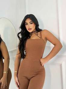 Women Jumpsuits - Rỉ Nâu - Xem 4