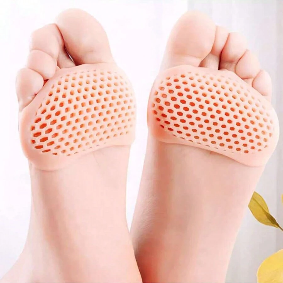 硅胶前掌垫，超柔软厚鞋垫，防滑半码鞋垫，适合女士高跟鞋，足部护理