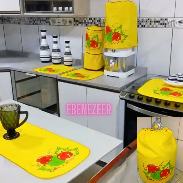 Conjunto Panos De Cozinha 7 Peças Decoração Cozinha Utensílios De Cozinha Casa Jogo Para Cozinha Tecido Oxford