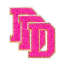 3 件 A-Z 3.15 英寸大号雪尼尔刺绣字母贴片，熨烫缝制字母贴片，用于衣服、夹克、帽子、书籍、背包的缝制贴花 - DIY 刺绣用品 - 白色 - 查看 149