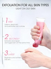 Kem Tẩy Tế Bào Chết SKINEVER Niacinamide 55ml Ống Đơn Làm Mềm Tế Bào Chết Sửa Chữa Và Làm Sáng Da Thích hợp cho mọi loại da Đặc biệt dành cho da hỗn hợp/da dầu SE003 - Trong sáng - Xem 7