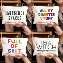 來自姊妹的姊妹禮物，最佳的姊妹生日禮物 | 我愛你姊妹，姊妹是上帝讓我們永遠不孤單的方式 | 姊妹的聖誕禮物，獨特的禮物理念，女性洗漱包 - 白色 - 查看 10