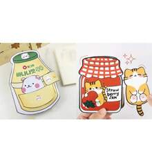 單碼可愛的仓鼠香蕉奶纸质玩具书，手工安静的书，DIY拼贴手册，包括解包和捏弄乐趣，材料包括在内 - 香蕉倉鼠 - 查看 9