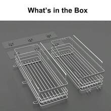 2 Giá Treo Đồ Tắm Có Keo Dán Kèm 5 Móc Treo, Giá Để Đồ Phòng Tắm Bằng Thép Không Gỉ Chống Gỉ, Kệ Đựng Đồ Tắm Dung Tích Lớn, Không Cần Khoan, Giá Treo Đồ Tắm Có Keo Dán Liền Mạch, Thích Hợp Để Lưu Trữ Đồ Trong Phòng Tắm Và Trang Trí Nhà Cửa - Nhiều màu - Xem 9