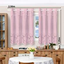 Kitchen Window Curtains - Іржава Роуз - Переглянути 4