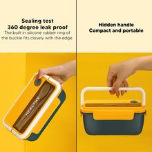 3pcs/Set Leak-Proof Lunch Box With Lunch Cup And Insulated Lunch Bag, Portable And Reusable Thermal Food Container, Microwave And Dishwasher Safe, For Office, Summer Camping And Picnic, Kitchen Storage Box And Organizer, Kitchen Accessories - Multicolor - View 5