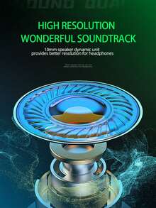 Low-Latency TWS Gaming Earbuds - Black - Black - View 6