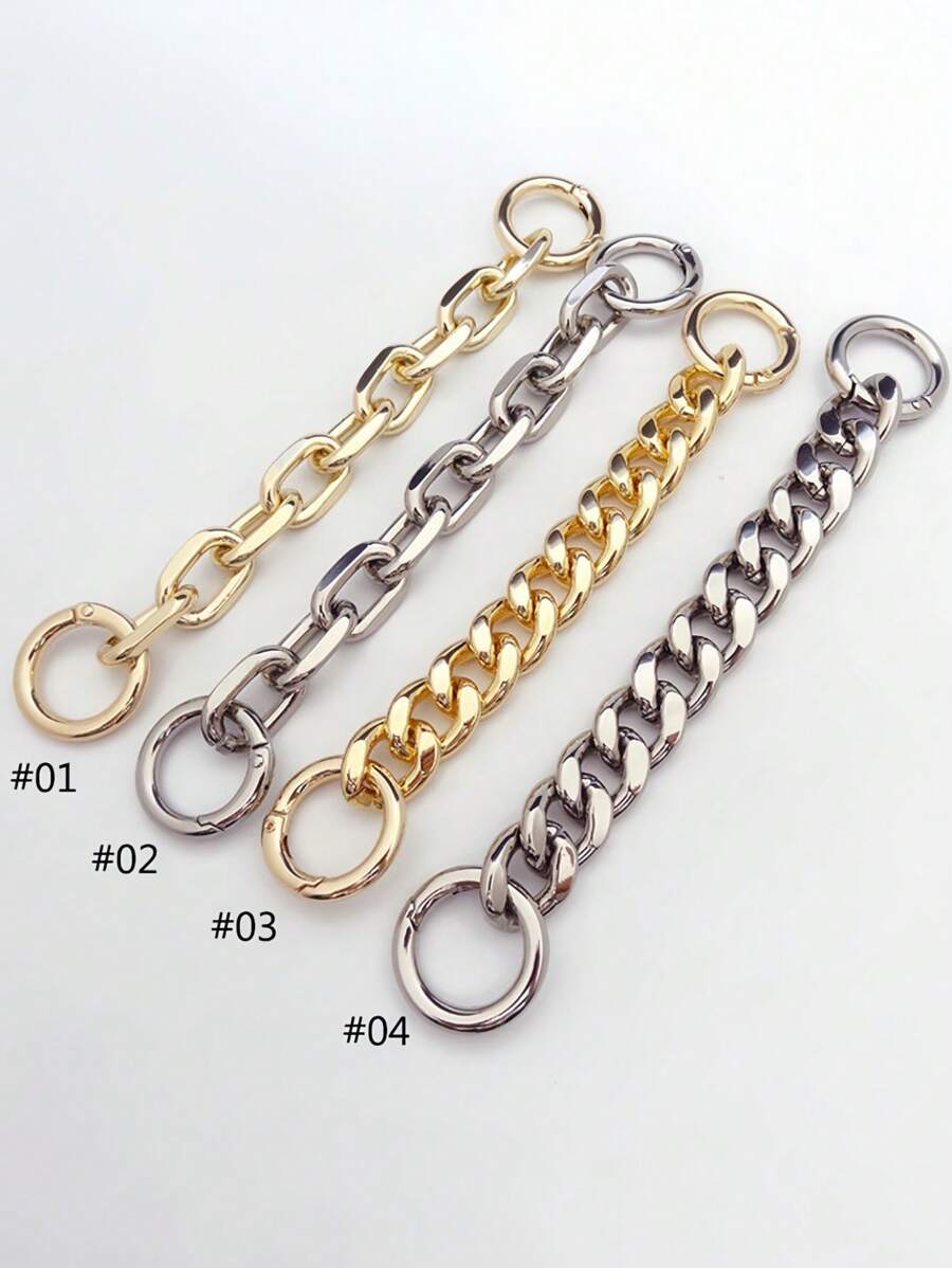 1pc Extra Long & Thick Chain Strap With Clasp, 21cm Length, Suitable For Handbag Accessories Decoration, Pendant For Bags And Wallets