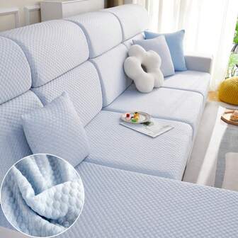 1pc New Summer Ice Silk Cooling Technology Fabric Cooling Pad Cover For Sofas