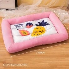 夏日涼爽寵物冷卻墊，防水防滑貓狗床墊，粉紅色，適用於1-35公斤的寵物，有四種尺寸可選 - 粉色 - 查看 8