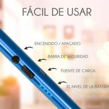 Encendedor De Estufa Eléctrico Recargable Flexible De Metal  1 Pieza Encendedor Electrónico Para Velas, Encendedor De Pistola A Prueba De Viento Con Carga Usb, Encendedor De Arco Eléctrico Recargable, Encendedor De Cocina Largo A Prueba De Viento Para Barbacoa, Estufa De Gas, Camping, Encendedor Sin Llama De Arco Plasma Para Hogar Y Camping Exterior cendedor de velas, encendedor eléctrico recargable con bucle para colgar, encendedor de plasma a prueba de viento para cocinar velas, barbacoas, fuegos artificiales interior y exterior multiusos - Multicolor - Ver 6