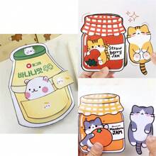 單碼可愛的仓鼠香蕉奶纸质玩具书，手工安静的书，DIY拼贴手册，包括解包和捏弄乐趣，材料包括在内 - 香蕉倉鼠 - 查看 10