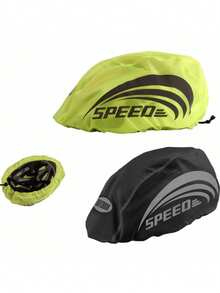 1pc/Bicycle Helmet Cover With Reflective Strip, Waterproof Cycling Helmet Rain Cover - Multicolor - View 8