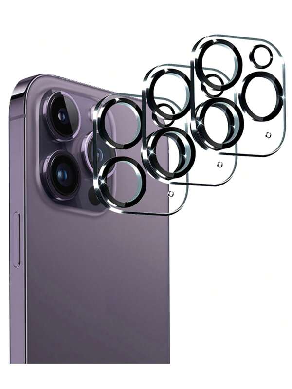 3pcs Clear Lens Protector Case, Scratch-Resistant Camera Protection Compatible With Apple IPhone 11/12/13/14/15/16/16e Series
