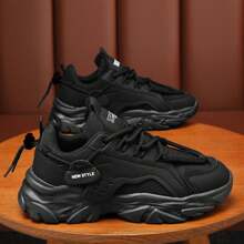 Giày thể thao nam mùa hè thoáng khí Giày nam thời trang Giày nam - màu đen - Xem 3