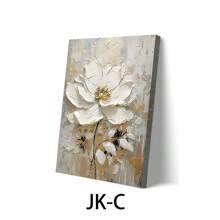 1 件，带框，各种不同的花卉墙壁艺术，油画风格海报印刷，家居装饰，适合客厅和卧室装饰画，可直接悬挂，11.8*15.7 英寸，帆布礼物生日毕业 - A - 查看 10