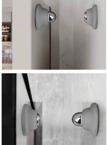 Prendedor Batetor Fixador Porta Imã Magnético Adesivo Inox - Multicolorido - Visão 9