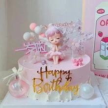 1 件硅胶动物蛋糕装饰件 - 动物、水下、恐龙主题 - 创意蛋糕装饰、生日礼物、烘焙用品、多场景使用 - 彩色 - 查看 11
