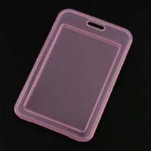 Assorted Color Transparent PP Solid Color Single-Layer Student Card Case Minimalist Candy Color Card Sleeve Card Holder Wallet Business Card Holder Credit Card Holder Id Card Holder Women For Women For Men Card Wallet