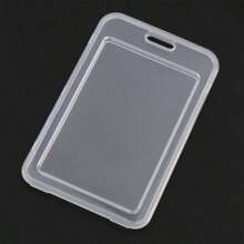 Assorted Color Transparent PP Solid Color Single-Layer Student Card Case Minimalist Candy Color Card Sleeve Card Holder Wallet Business Card Holder Credit Card Holder Id Card Holder Women For Women For Men Card Wallet