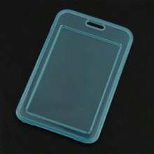 Assorted Color Transparent PP Solid Color Single-Layer Student Card Case Minimalist Candy Color Card Sleeve Card Holder Wallet Business Card Holder Credit Card Holder Id Card Holder Women For Women For Men Card Wallet