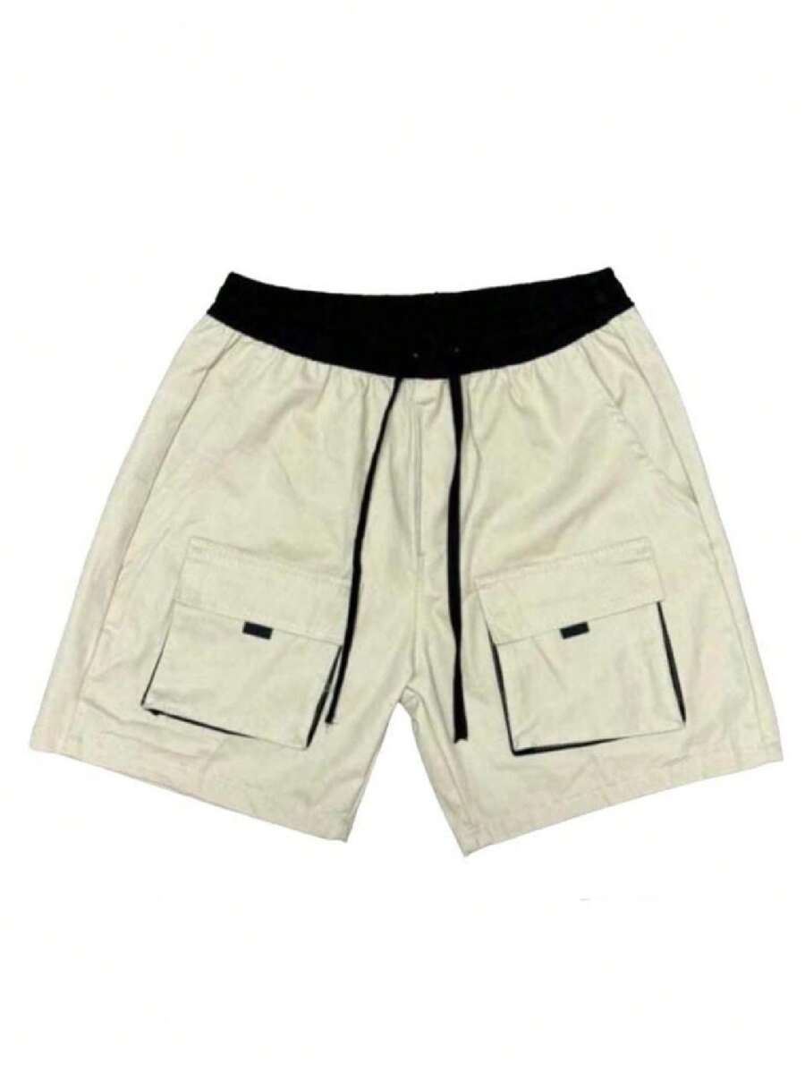Men Shorts - 灰色 - 查看 1