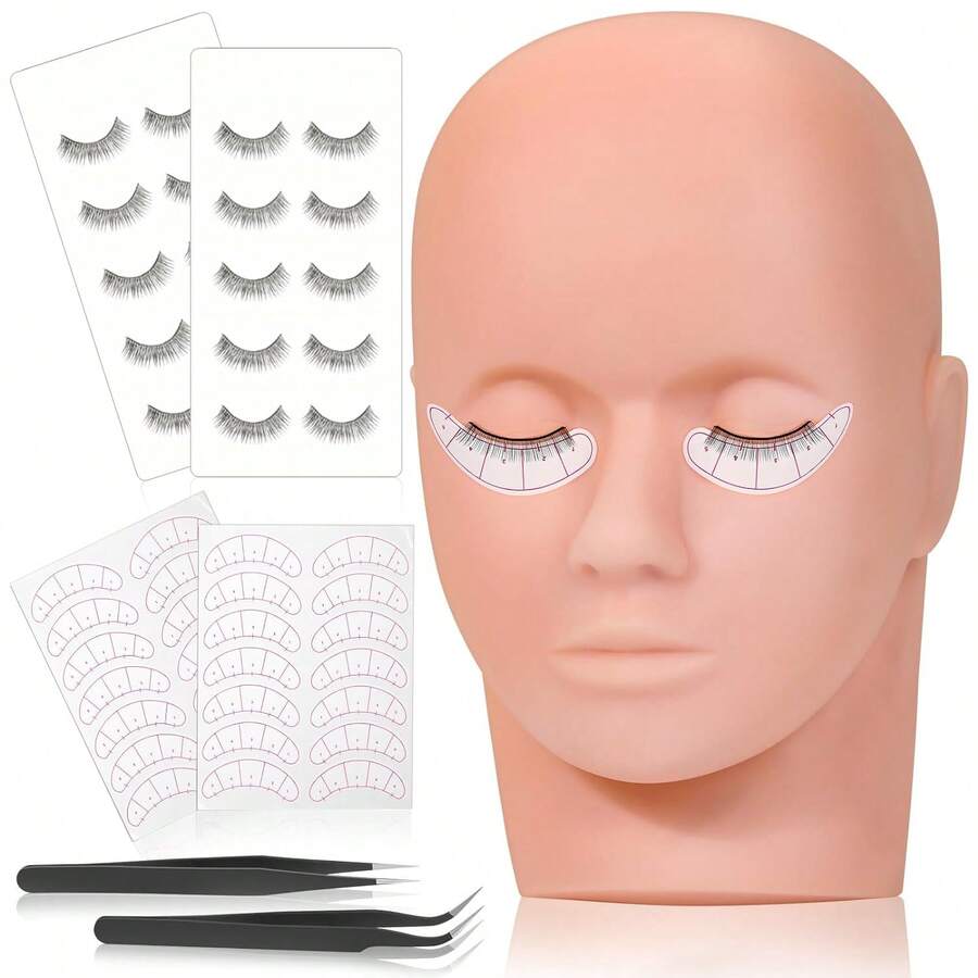Lash Mannequin Head For Practice Training, Cosmetology Mannequin Head