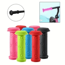 1pair Universal MTB Bike Handlebar Grips, Soft Rubber Handle Grips, Cycling Accessories