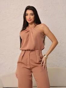 Women Two-Piece Outfits - Màu Khaki - Xem 1
