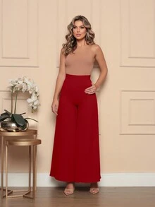 Women Pants - Red - View 5