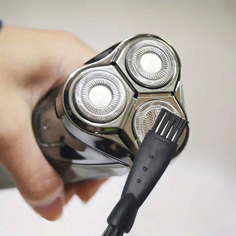 5入組刮鬍刀清潔刷，雙面電動剃刀清潔器，尼龍刷毛和PP手柄，家庭刮鬍機清潔工具 - 彩色 - 查看 1