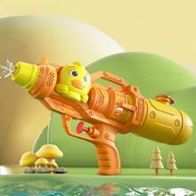 Pistola ad acqua ad aria pressurizzata da 500ml per bambini, con doppia ugello, a forma di dinosauro o di anatra, adatta per raduni, feste, spiagge, parchi acquatici e festival, giocattolo simile a una vera pistola, adatta per bambini