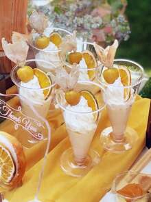 5入組圓形雪糕杯，適用於雪糕、蛋糕、甜點、水果、冷飲、酒精飲料，非常適合生日派對、聚會、酒吧、烘焙等場合使用，可重複使用和清洗 - 透明 - 查看 3