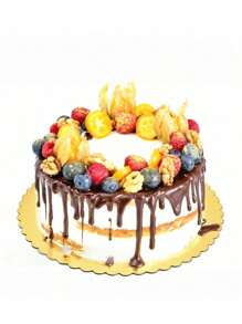 4入組西式甜點蛋糕紙托盤，圓形蛋糕底托盤，瓦楞蛋糕底托架