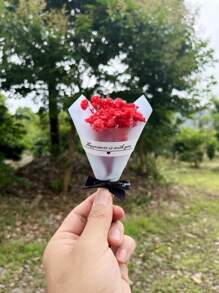 1pc Car Air Vent Creative Mini Baby's Breath Bouquet Fragrance Diffuser - Red - View 9