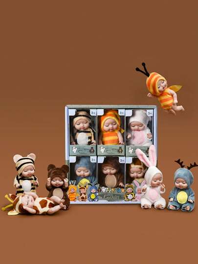 6 Styles Sleep Simulation Reborn Doll Teenager Collectible Doll