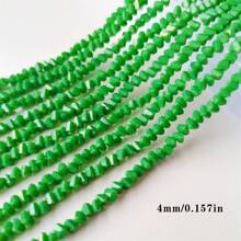 120pcs Triangle Austrian Crystal Glass Beads Spacer Loose Beads For Jewelry Making Bracelets & Bangles Necklace DIY 4mm