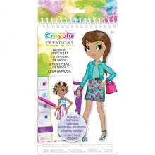 Álbum Creations Diseño de Moda, crea tus propios diseños 15x28 cm - Juegos de Dibujar y Pintar - Crayola - Ref. 04-0476 - Multicolor - Ver 4