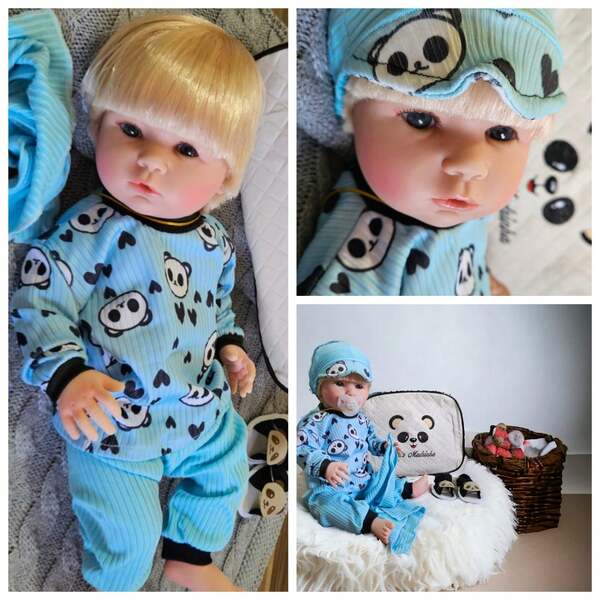 Bebe Reborn Menino Loiro Loirinho Silicone Realista Mundo Brinquedos