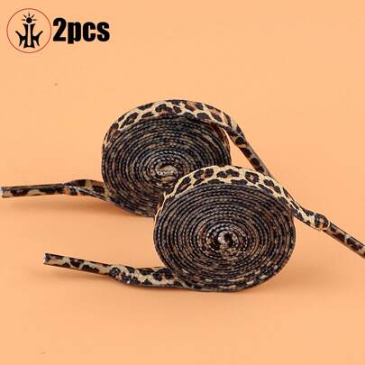 1 para płaskich butów z płótna z nadrukiem w panterkę i sznurowadłami, codzienne buty sportowe dla kobiet, czarne i wielokolorowe trampki damskie i męskie, buty codzienne, białe buty, pomysły na prezenty z akcesoriami do butów