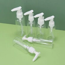 1PC Travel Transparent Lotion Bottle Portable Cosmetic Plastic Bottle Refillable Container - Clear - View 8