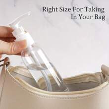 1PC Travel Transparent Lotion Bottle Portable Cosmetic Plastic Bottle Refillable Container - Clear - View 6