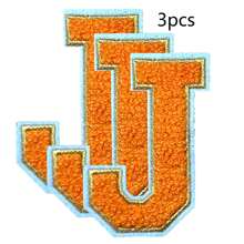 3 件 A-Z 3.15 英寸大号雪尼尔刺绣字母贴片，熨烫缝制字母贴片，用于衣服、夹克、帽子、书籍、背包的缝制贴花 - DIY 刺绣用品 - 白色 - 查看 129